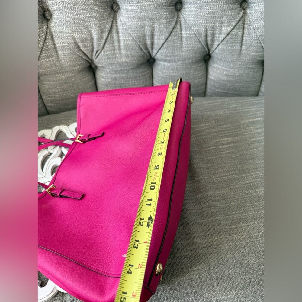 Michael Kors Hot Pink Tote Bag Purse - Picture 5 of 13